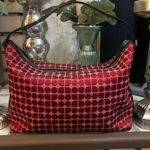 VGUC Vintage Kate Spade Red Dot Noel Bag